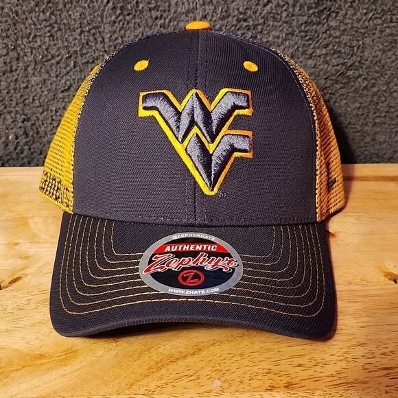 Zephyr West Virginia Mountaineers Trucker Snapback Hat - New - Picture 1 of 8